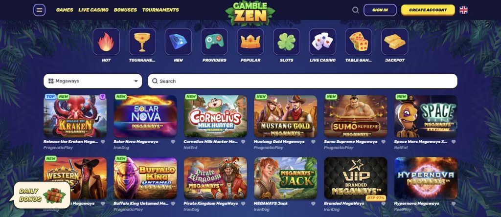 Gamblezen Casino Megaways
