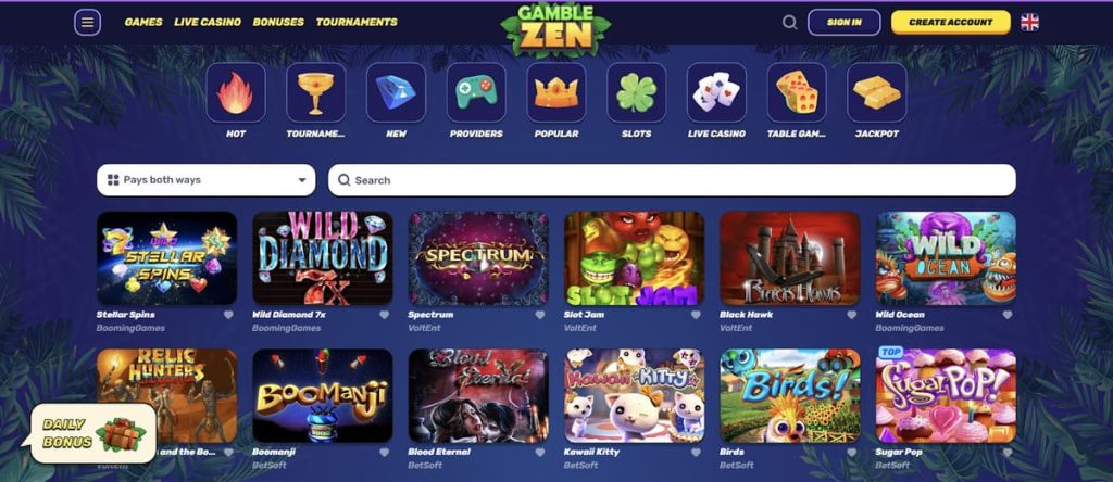 Gamblezen Casino Pays Both Ways